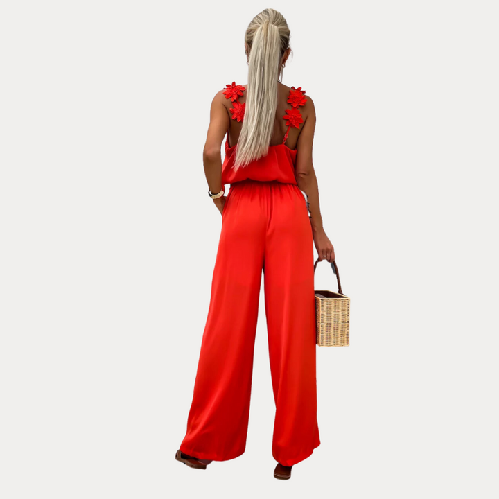 Radiance: Timeless Jumpsuit | Red