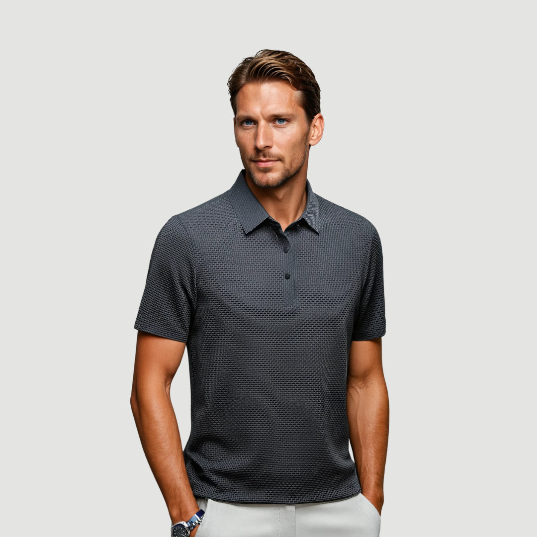 Gentle: Luxury Polo Shirt | Grey