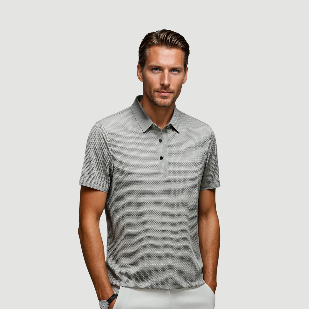 Gentle: Luxury Polo Shirt | Grey