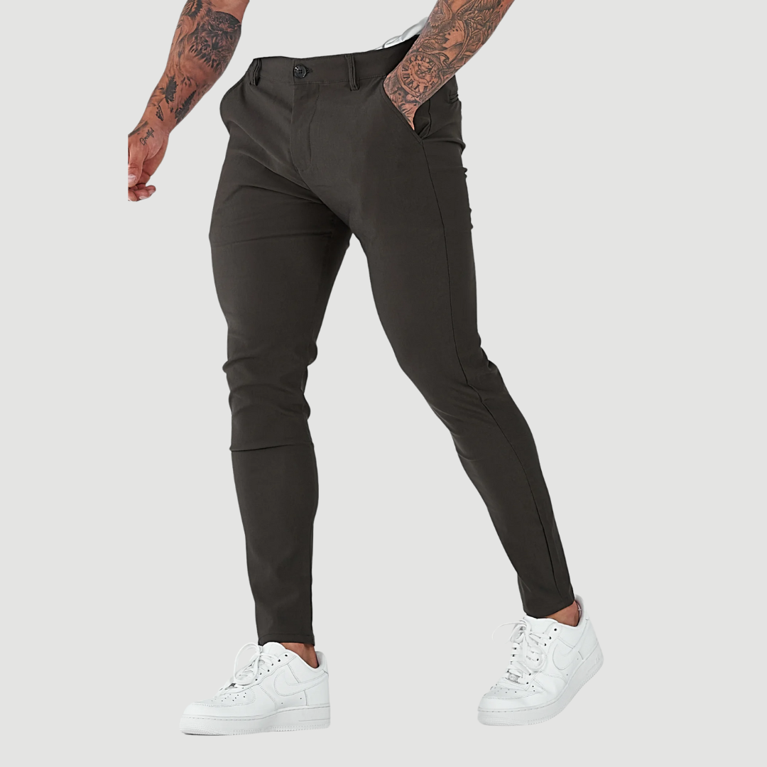 George: Precision Tapered Trousers | Dark Grey