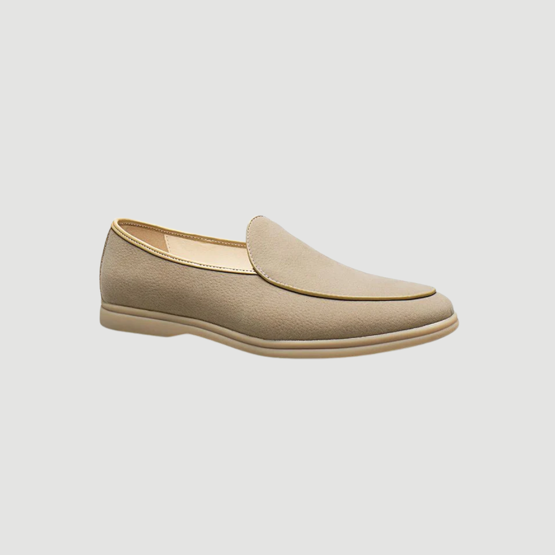 Vittorio: Suede Loafers | Caramel