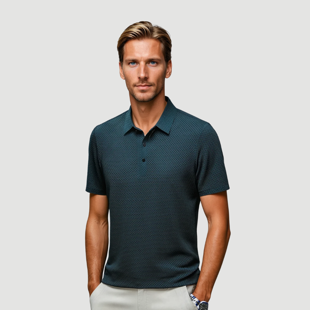 Gentle: Luxury Polo Shirt | Jet Black