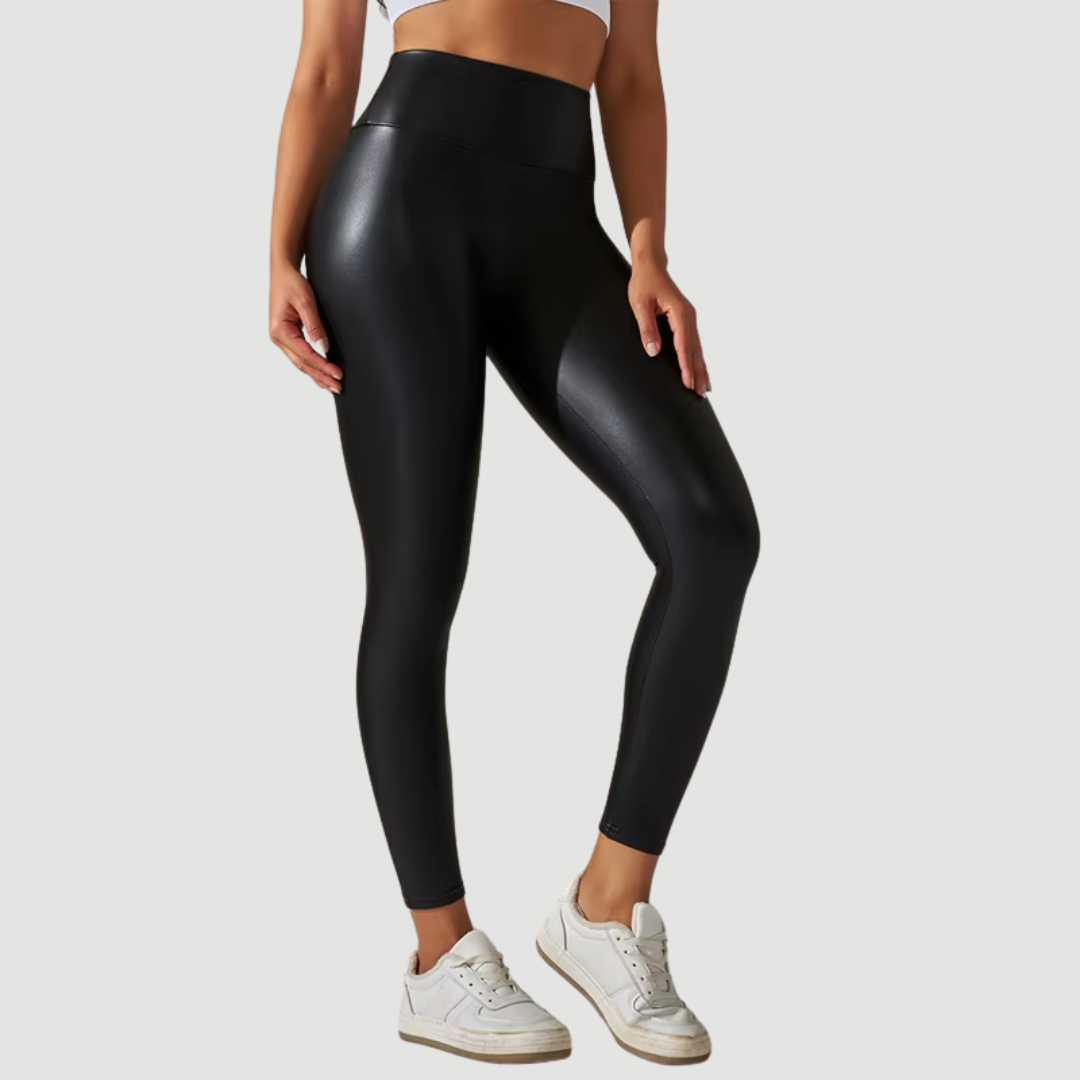 Nia: Sculpting Leather Leggings