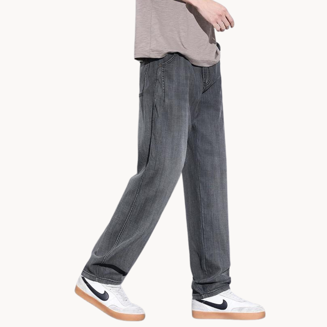 Cody: Straight-Leg Denim | Grey