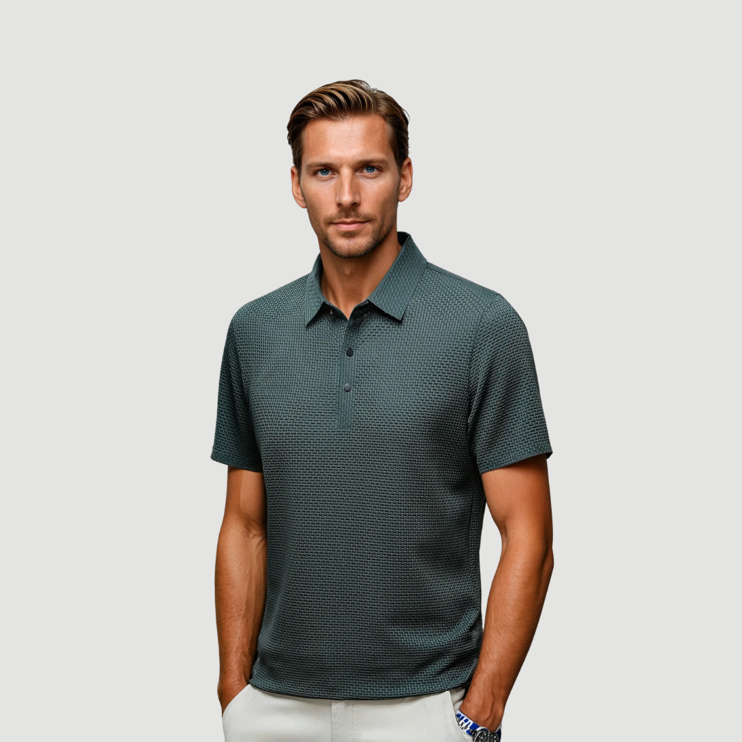 Gentle: Luxury Polo Shirt | Charcoal Grey