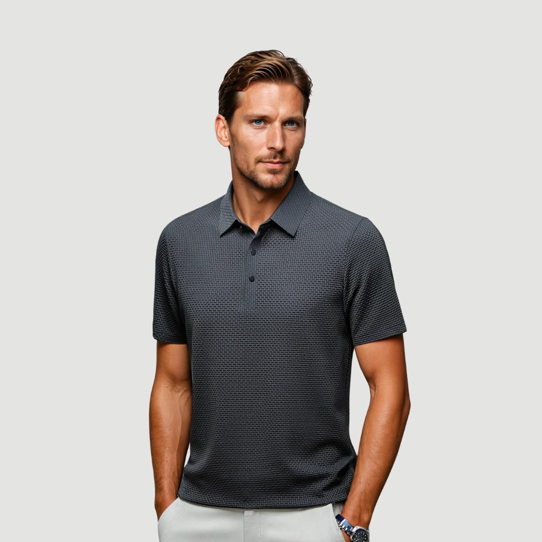 Gentle: Luxury Polo Shirt | Grey