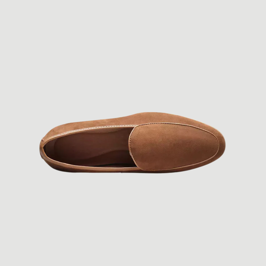 Vittorio: Suede Loafers | Beige