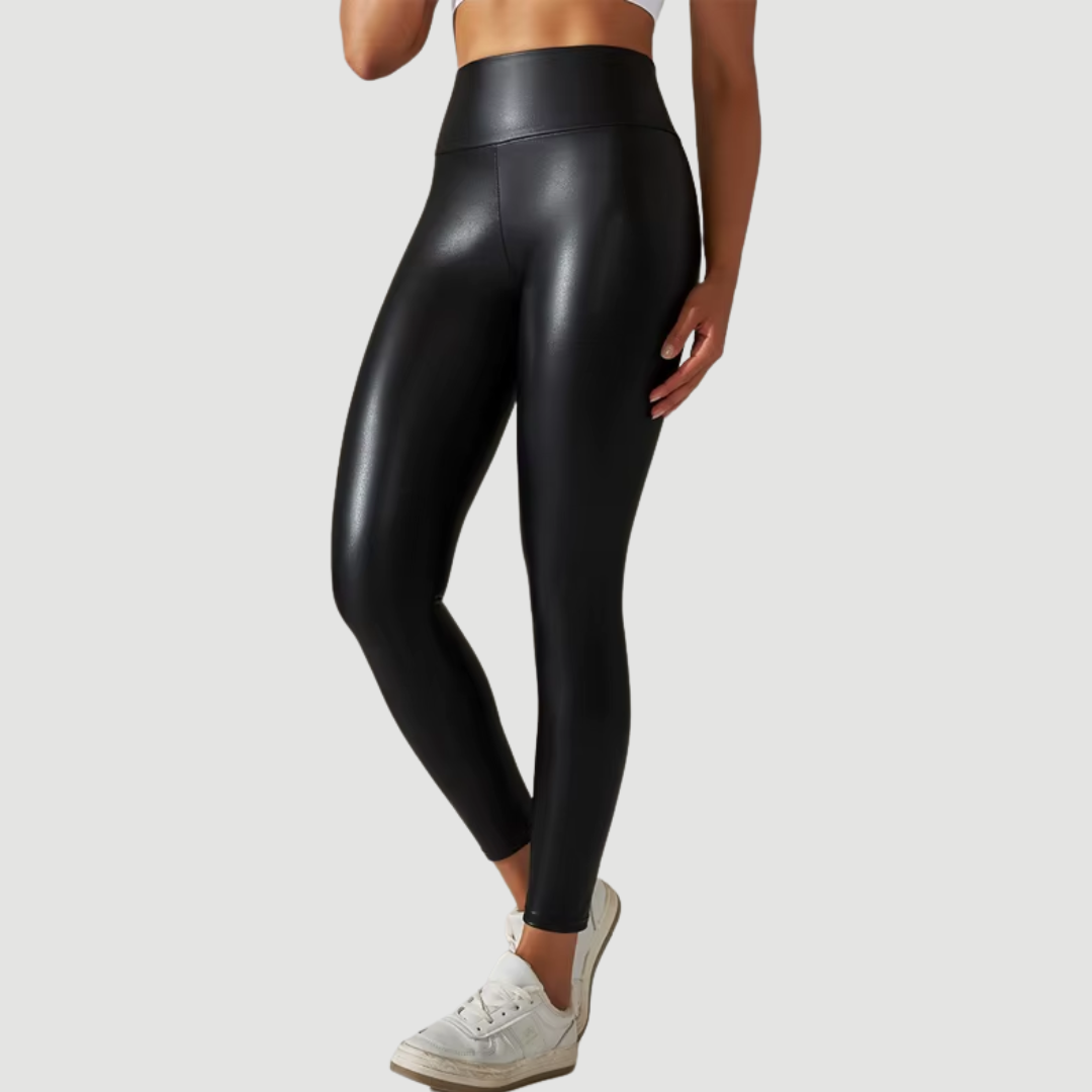 Nia: Sculpting Leather Leggings