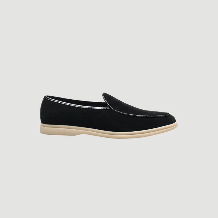 Vittorio: Suede Loafers | Black