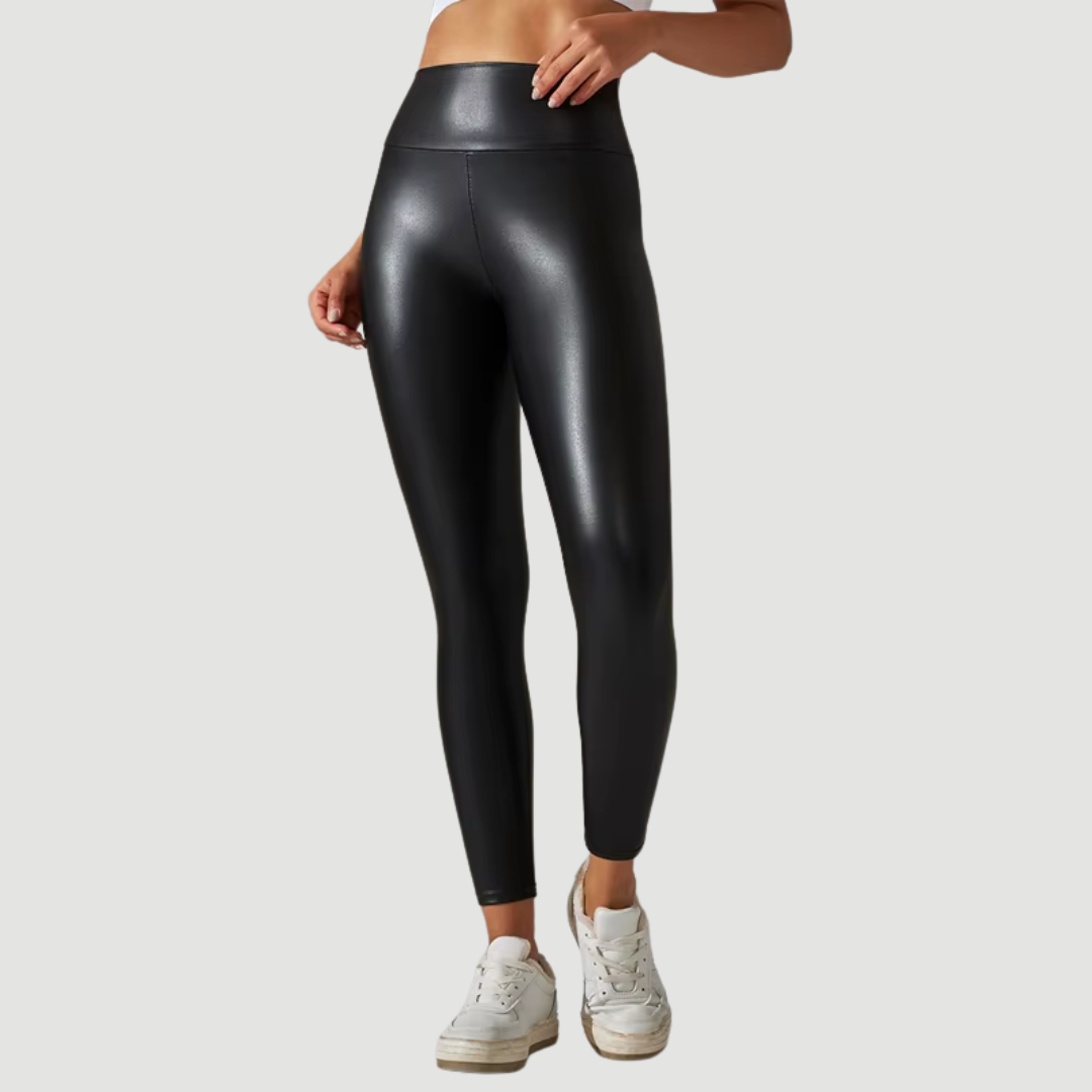 Nia: Sculpting Leather Leggings