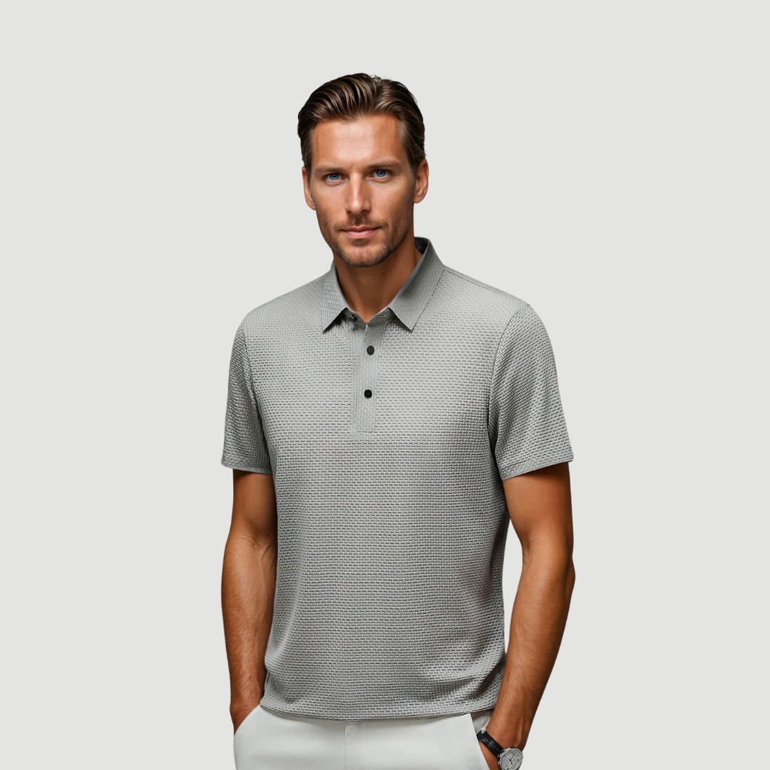 Gentle: Luxury Polo Shirt | Grey