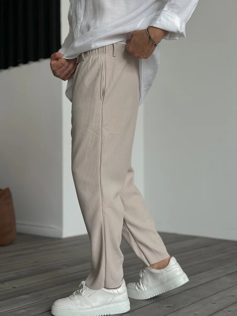 Tavian: Precision Tailored Trousers | Grey