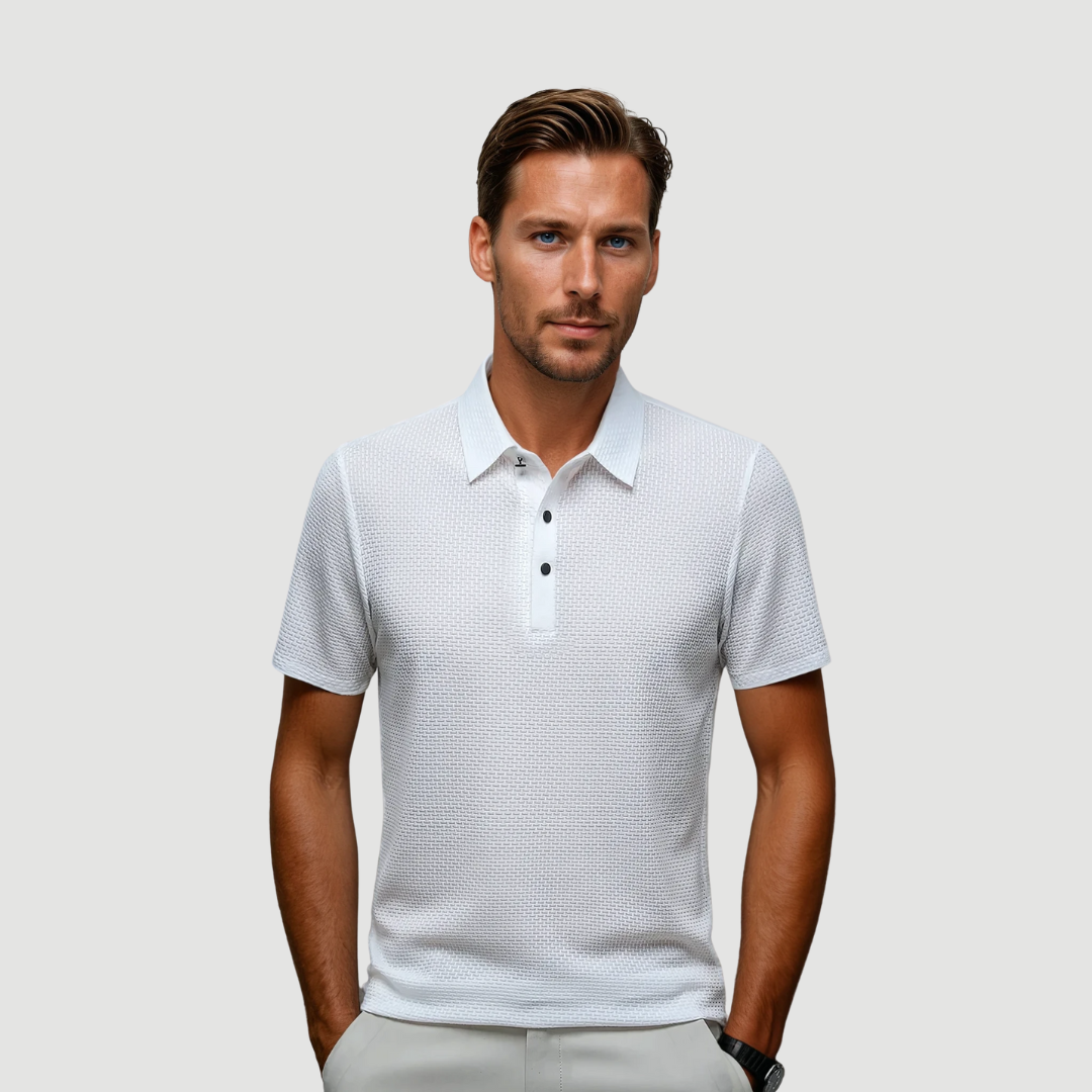 Gentle: Luxury Polo Shirt | Jet Black