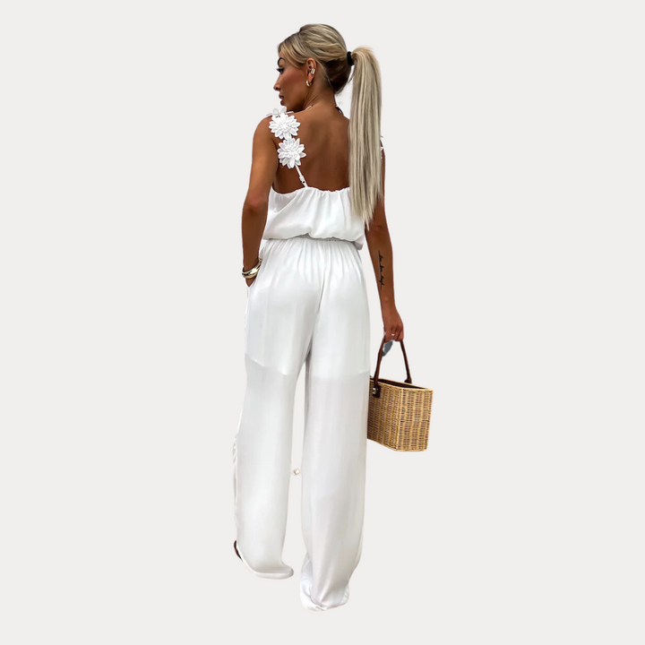 Radiance: Timeless Jumpsuit | White