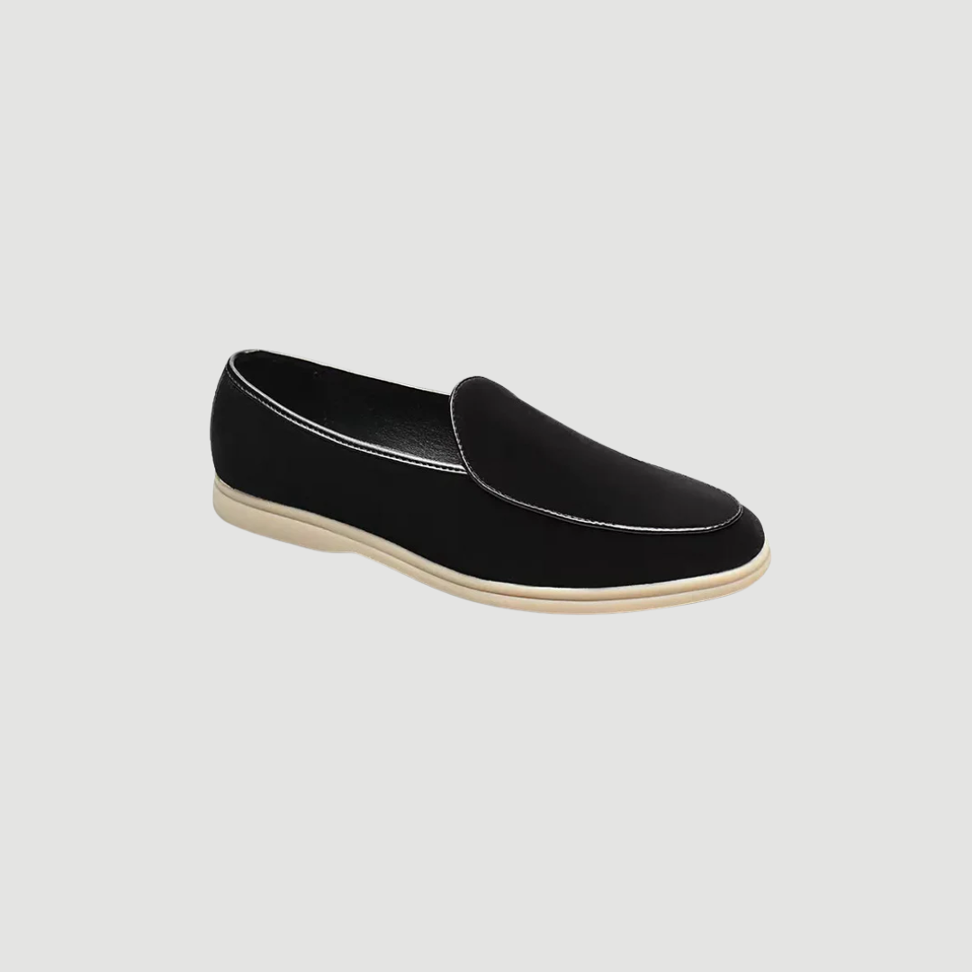 Vittorio: Suede Loafers | Beige