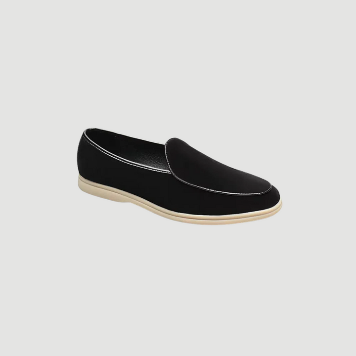 Vittorio: Suede Loafers | Black