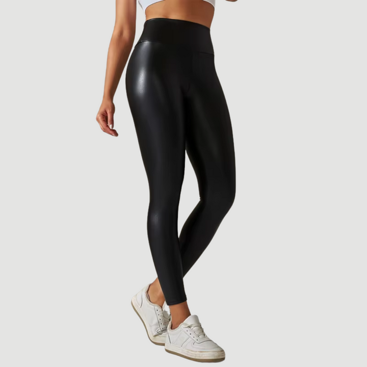 Nia: Sculpting Leather Leggings