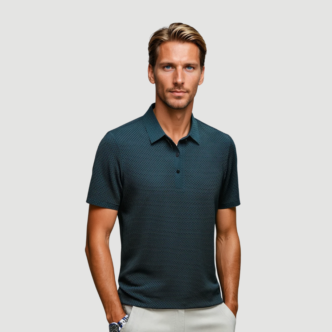 Gentle: Luxury Polo Shirt | Jet Black