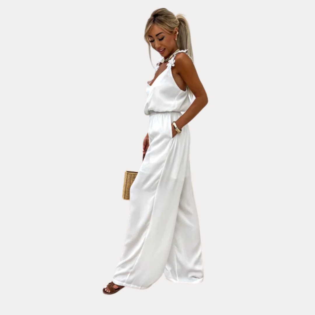 Radiance: Timeless Jumpsuit | White