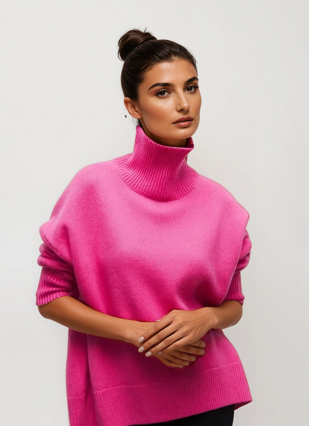 Calista: Luxe Knit Jumper | Pink