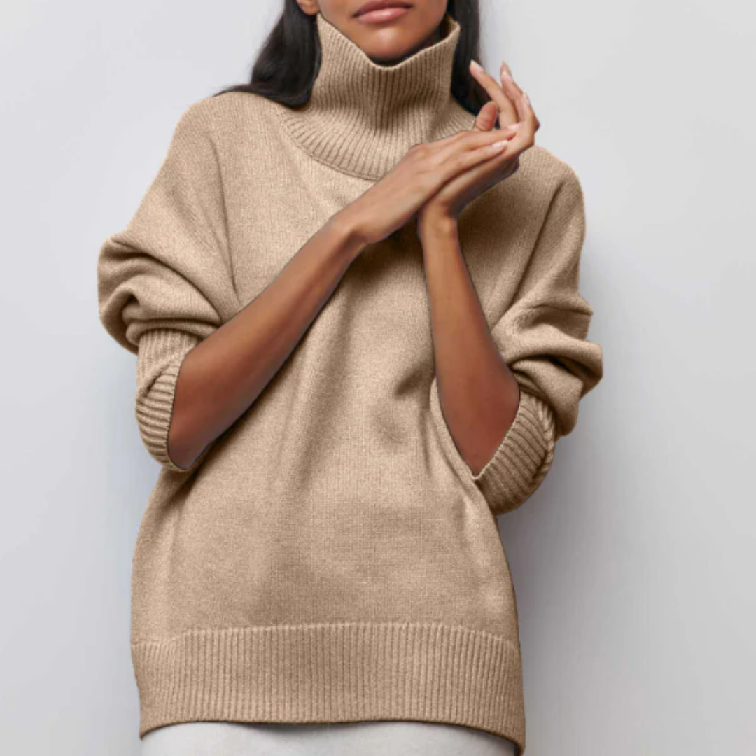 Calista: Luxe Knit Jumper | Sand