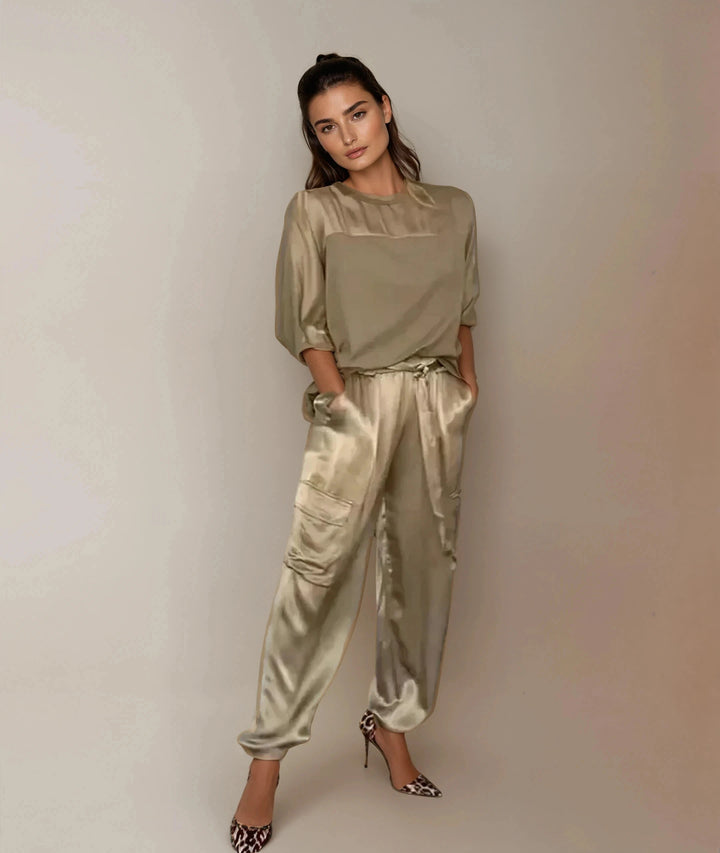 Solara: Sculpted Loungewear Set | Grey